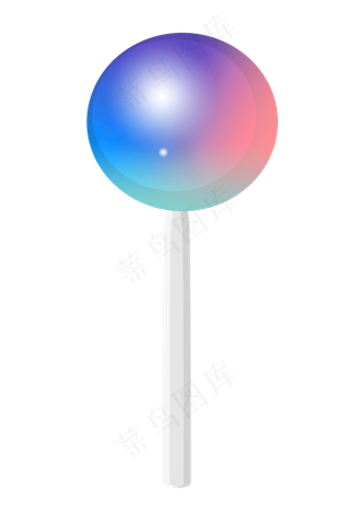 儿童节彩色棒棒糖