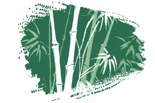 竹子水墨画