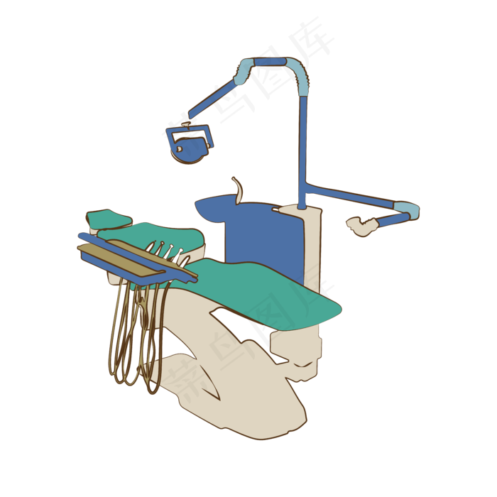 简约扁平插画风医疗设备救助矢量,免抠元素