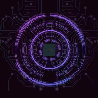 时尚科技感黑色渐变线条广告