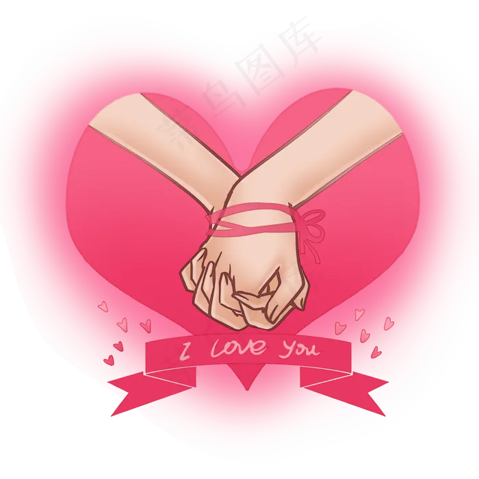 牵手情侣两手相合,免抠元素(2000*2000px 300 dpi )psd模版下载