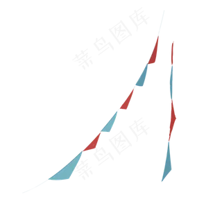 节假日彩旗png,免抠元素