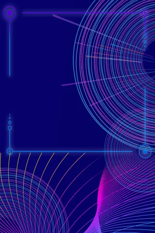 渐变彩色线条艺术