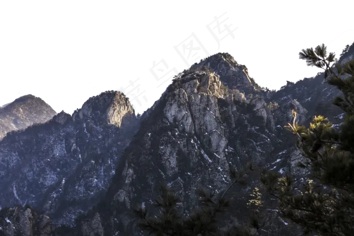 绵延起伏陡峭的大山(2400X1600(DPI:300))psd模版下载