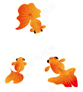 鱼虫金鱼,免抠元素