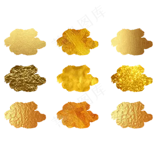 彩色金箔金粉