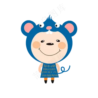 十二生肖鼠,免抠元素