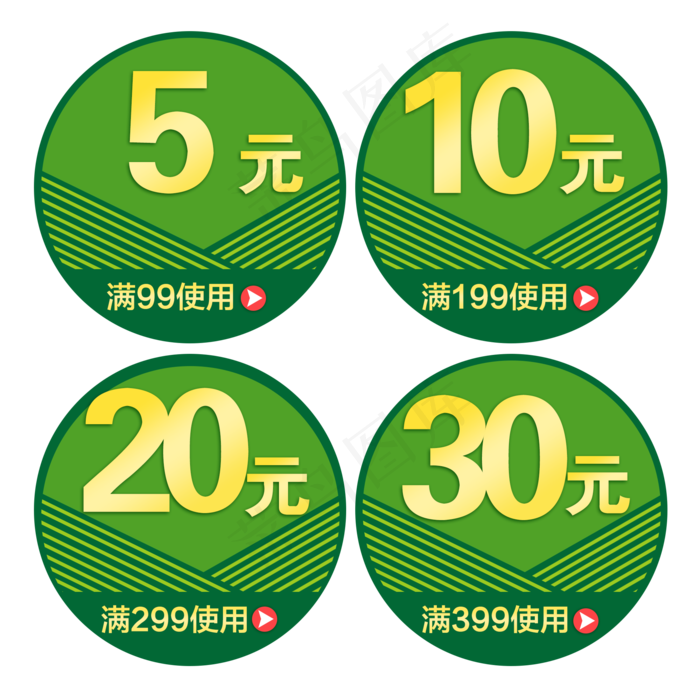 端午节优惠券设计(2000X2000(DPI:300))psd模版下载