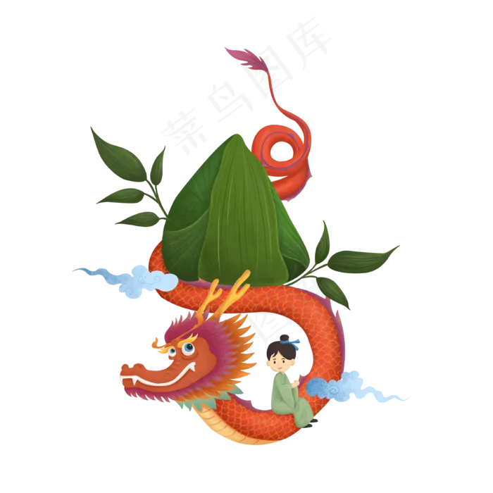 端午节习俗龙舟粽子(3289X3289(DPI:300))psd模版下载