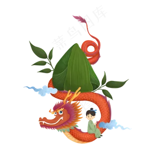 端午节习俗龙舟粽子
