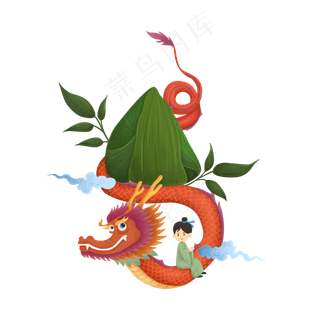 端午节习俗龙舟粽子