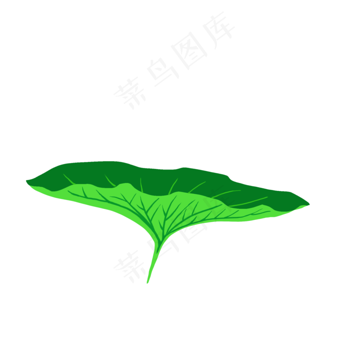 荷叶装饰图案(2000X2000(DPI:300))psd模版下载