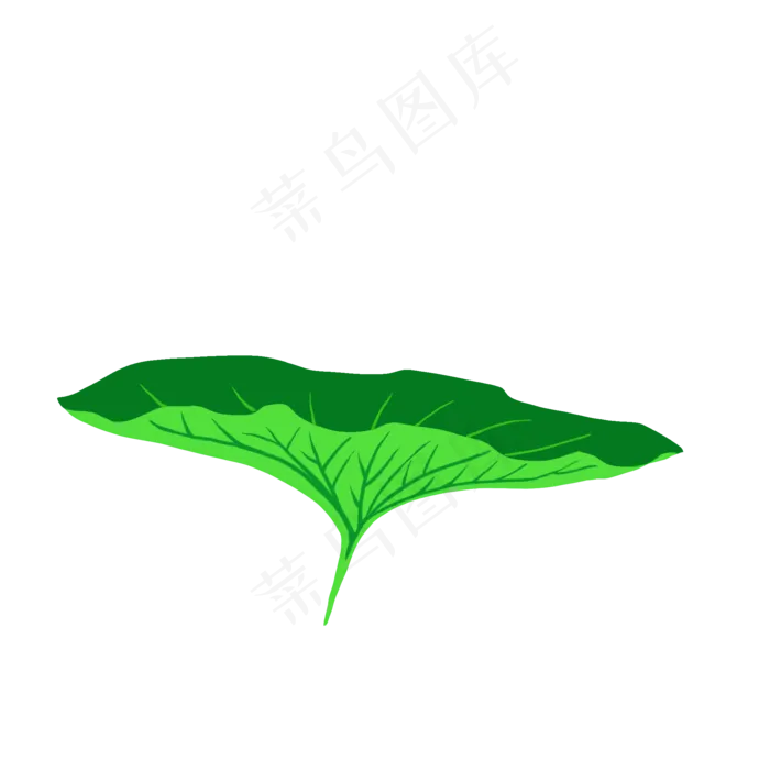 荷叶装饰图案(2000X2000(DPI:300))psd模版下载