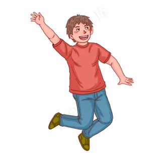 五四青年节跳跃青年