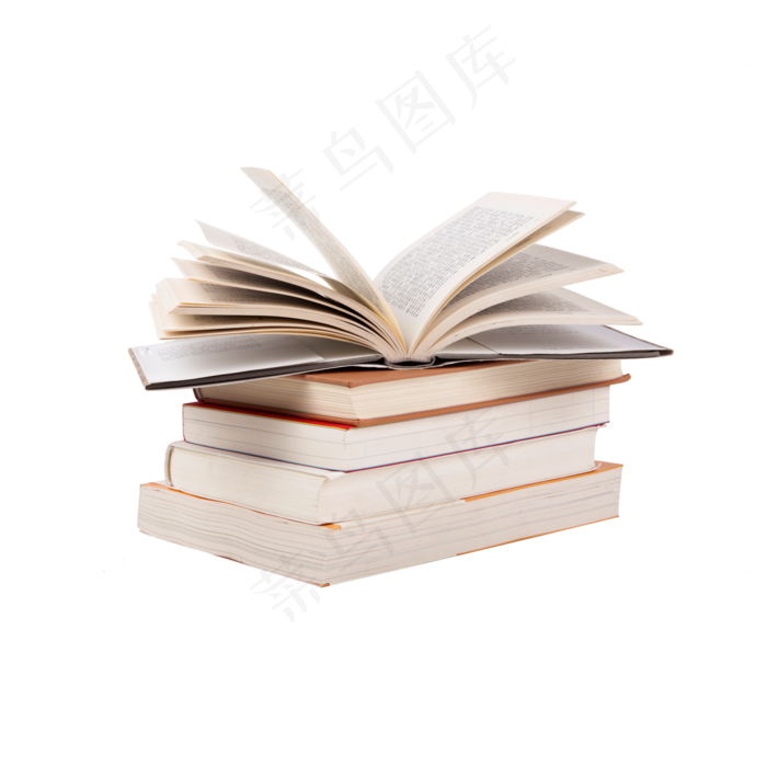 一叠书学习元素,免抠元素