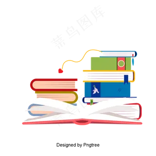色彩创意书籍素材设计,免抠元素