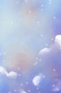 紫色创意云朵漂浮背景