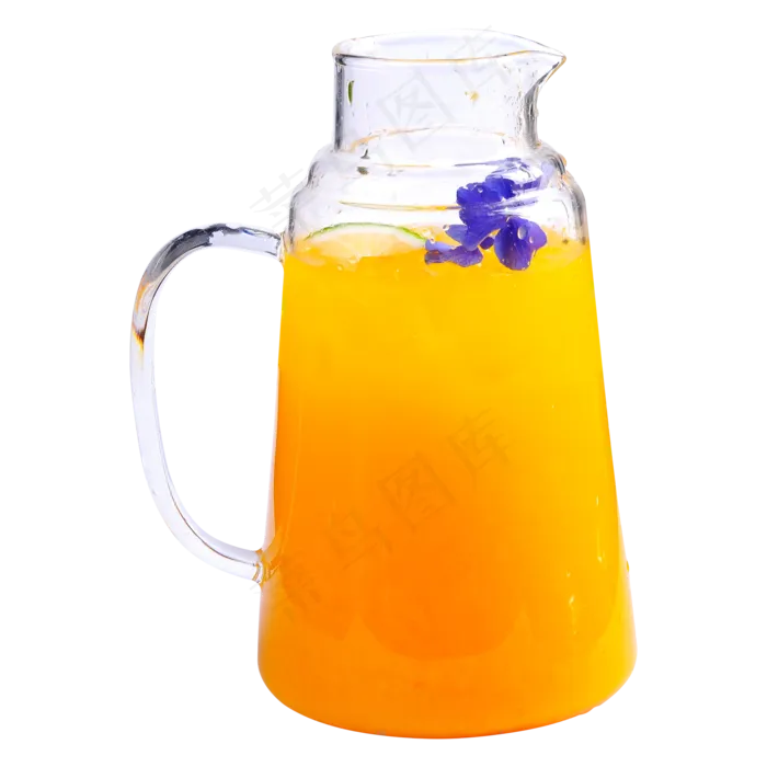 橙色冰橙汁,免抠元素(2000*2000px 300 dpi )