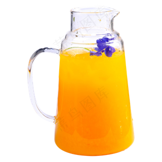 橙色冰橙汁,免抠元素