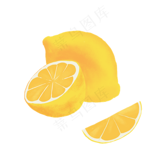 夏天夏日水果柠檬卡通