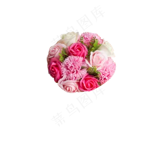 一个颜色鲜艳的花卉装饰素材