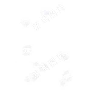 冬天创意冰块免抠图