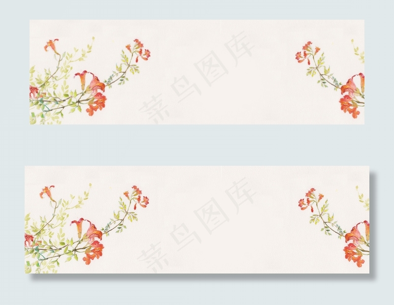 淘宝唯美素雅国风百搭促销海报