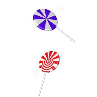 C4D立体粉色系圣诞节日糖果