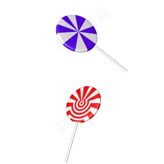 C4D立体粉色系圣诞节日糖果