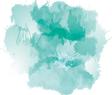 绿色泼墨水彩涂鸦