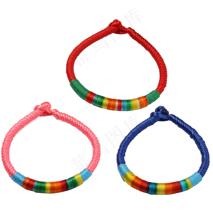 圆形的五彩绳小产品(2000X2000(DPI:300))psd模版下载