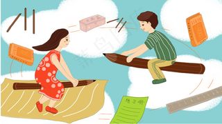 上学季学生新学期新气象文具学习天地