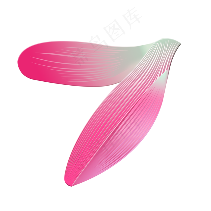 由荷花花瓣组成的心