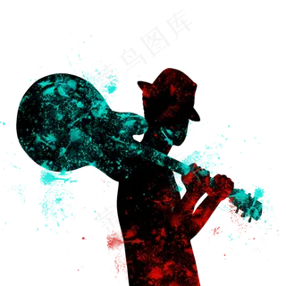 开学季吉他社团招新剪影,免抠元素