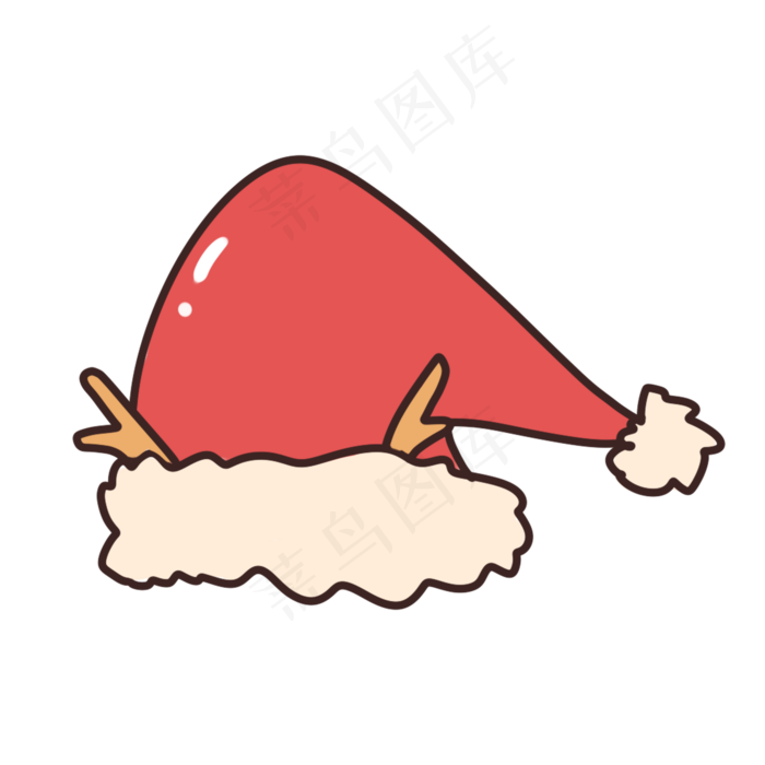 圣诞节圣诞帽,免抠元素