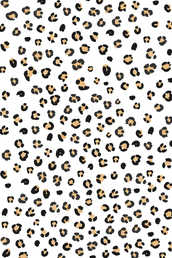 矢量透明花豹皮底纹,免抠元素(3544*5316px 300 dpi )ai矢量模版下载