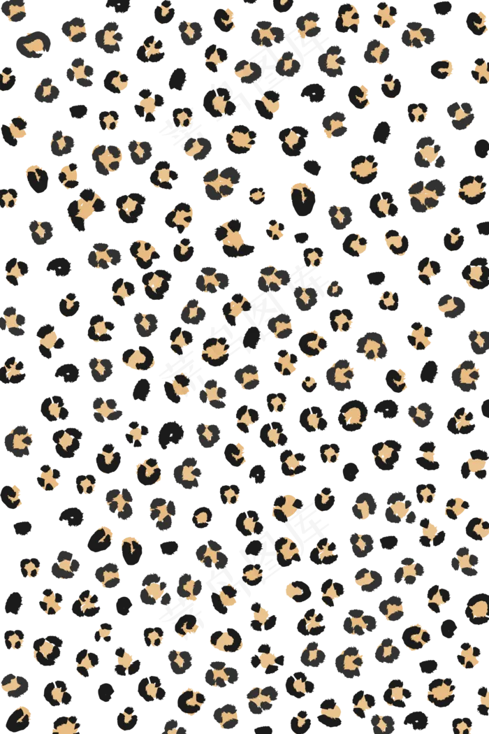 矢量透明花豹皮底纹,免抠元素(3544*5316px 300 dpi )ai矢量模版下载