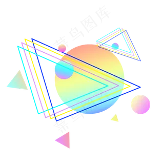 简约科技渐变矢量图