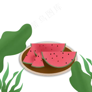 大暑小暑节气清凉西瓜