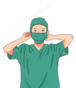 医生戴口罩