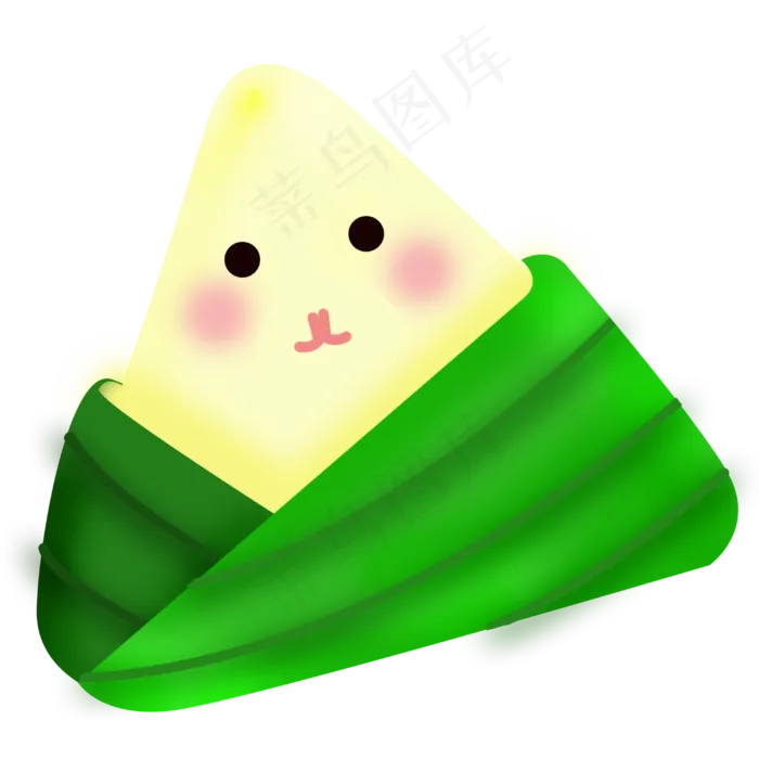 害羞的三角形米粽(3000X3000(DPI:300))psd模版下载