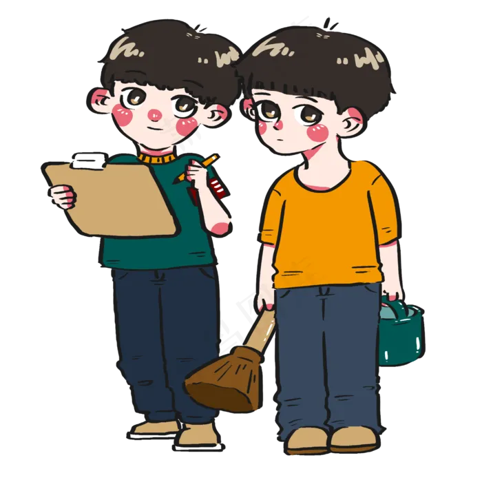 五一劳动节好好搞卫生准备卫生检(2900X2900(DPI:300))psd模版下载