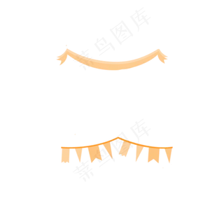 节日装饰彩旗组合