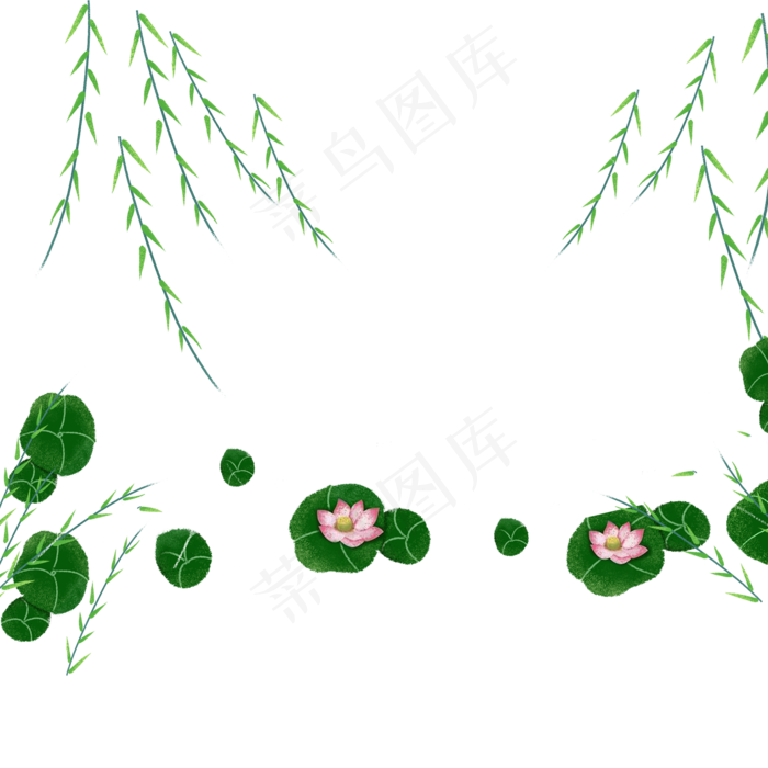 美丽的荷花(2000X2000(DPI:300))psd模版下载