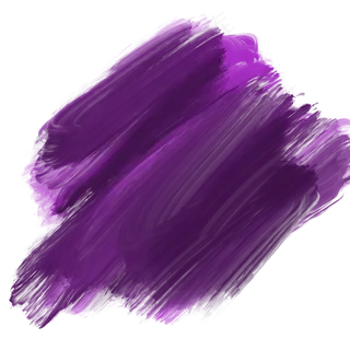 紫色水彩涂鸦笔刷