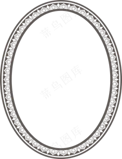 欧式复古花纹相框边框