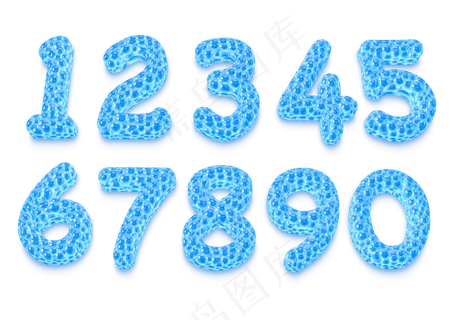 质感玻璃3d数字