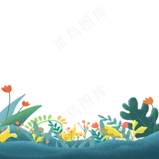 漂亮的花草植物免抠图