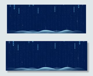 商务科技几何banner