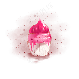 儿童节粉色可爱小蛋糕